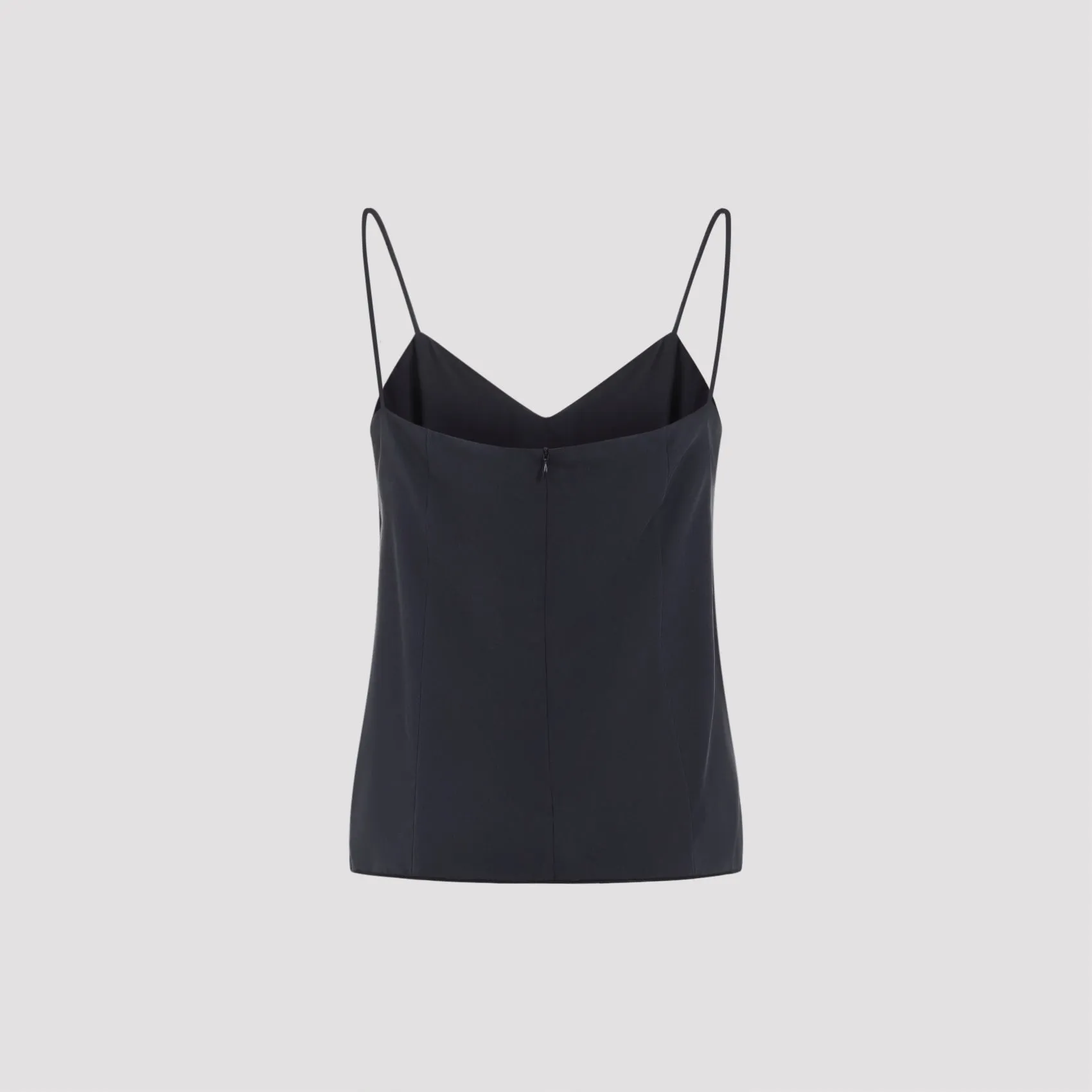 NAVY BLUE SILK UNGHIA WASHED SILK TANK TOP sold by Lord & Taylor product image thumbnail 3