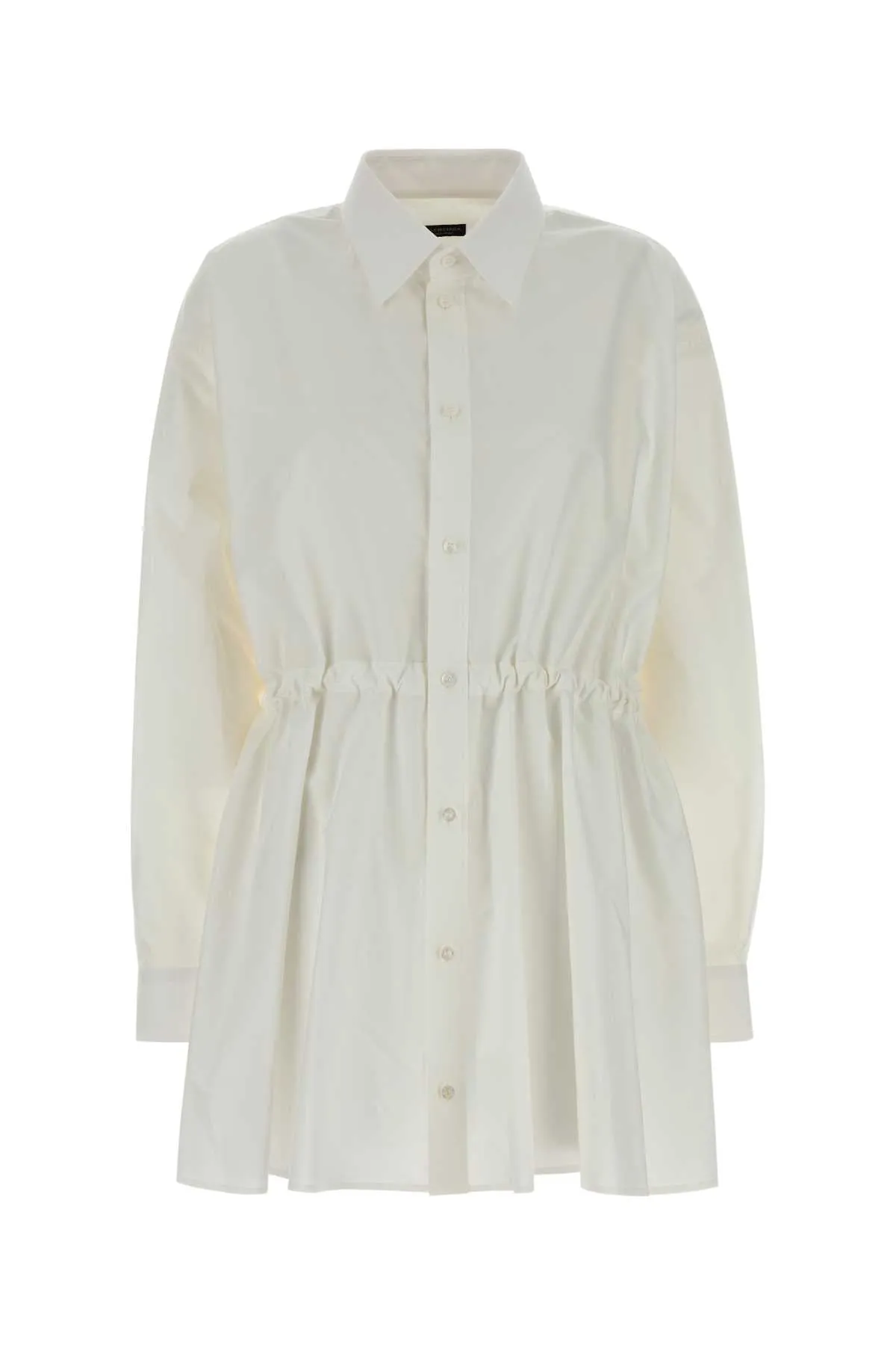 WHITE COTTON HOURGLASS DRESS sold by Lord & Taylor
