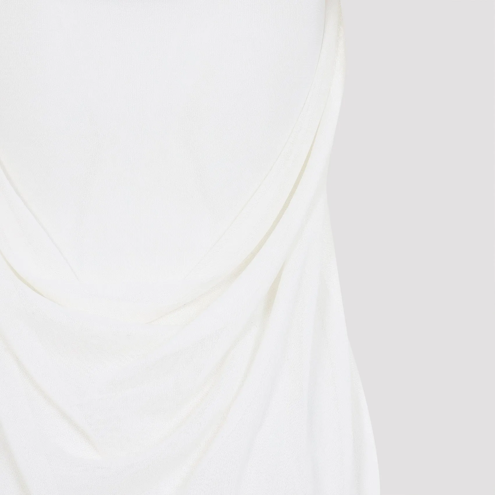 OFF WHITE LA ROBE MAILLE PLUMETIS VISCOSE LONG DRESS sold by Lord & Taylor product image thumbnail 5