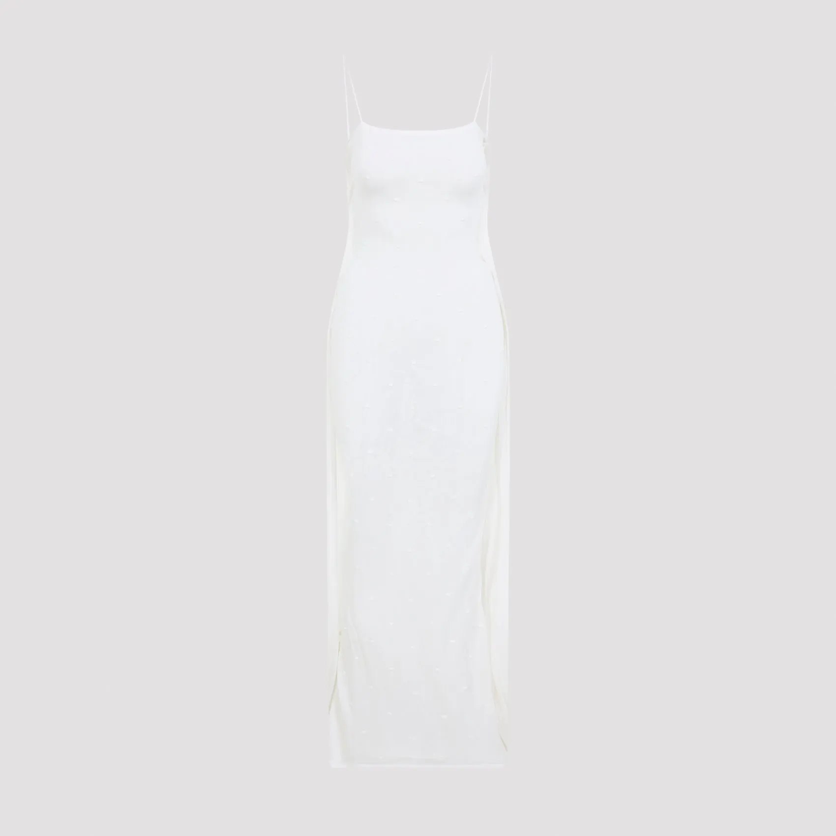 OFF WHITE LA ROBE MAILLE PLUMETIS VISCOSE LONG DRESS sold by Lord & Taylor product image thumbnail 2