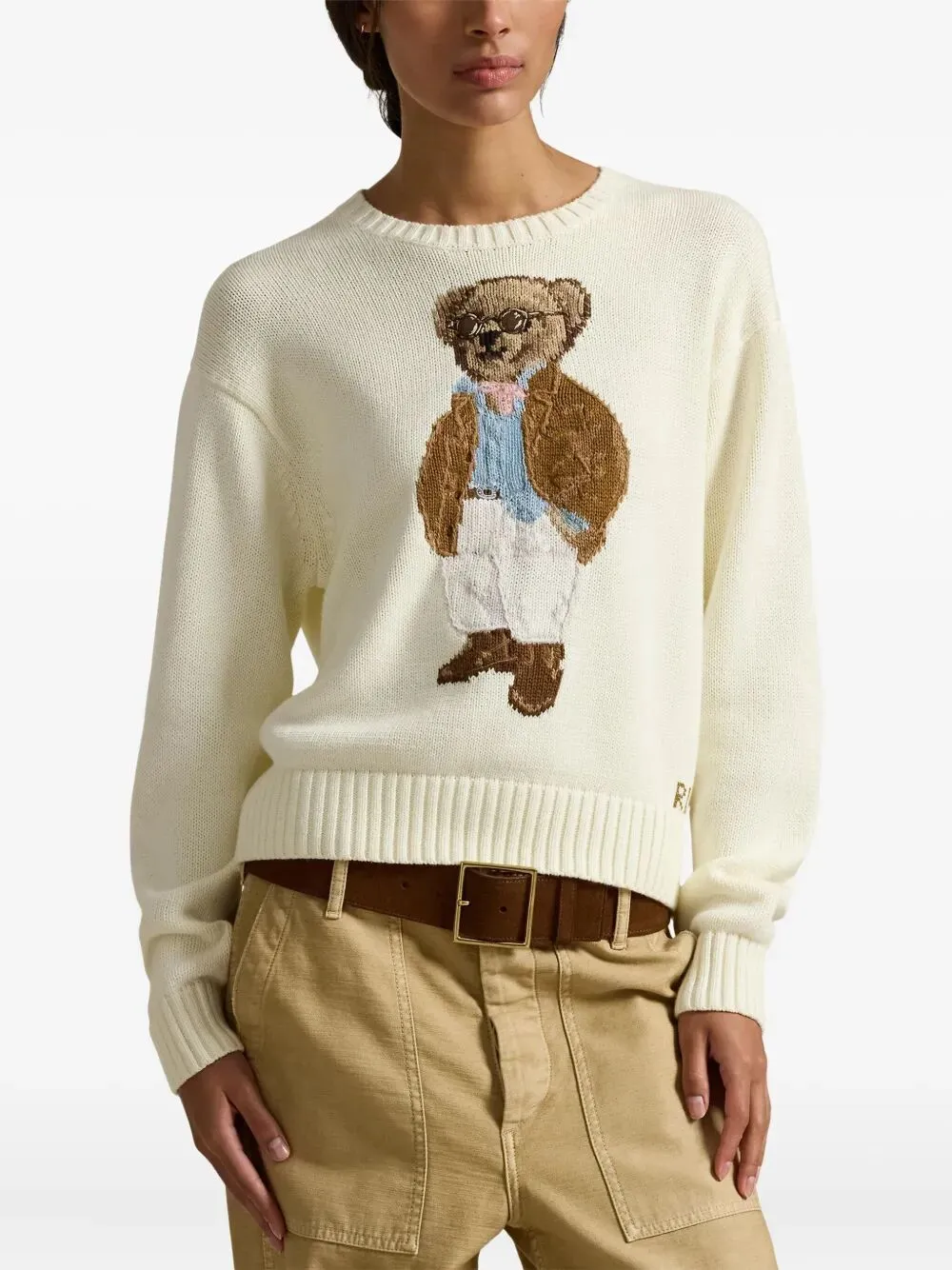 POLO BEAR COTTON CREWNECK JUMPER sold by Lord & Taylor product image thumbnail 2