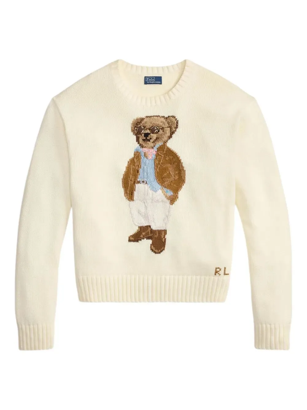 POLO BEAR COTTON CREWNECK JUMPER sold by Lord & Taylor