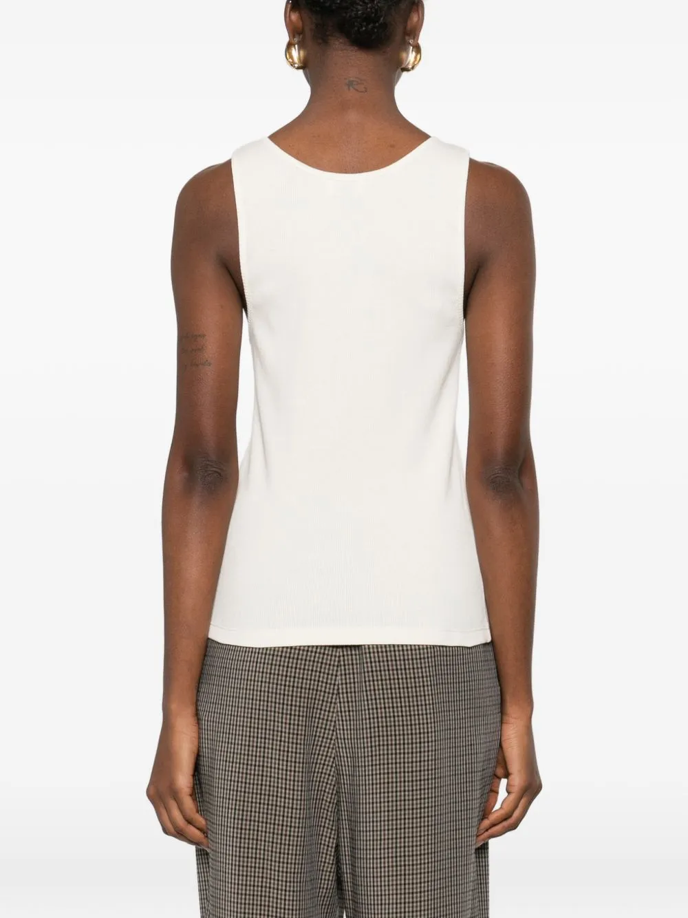 CASSANDRE RIBBED TANK TOP sold by Lord & Taylor product image thumbnail 4