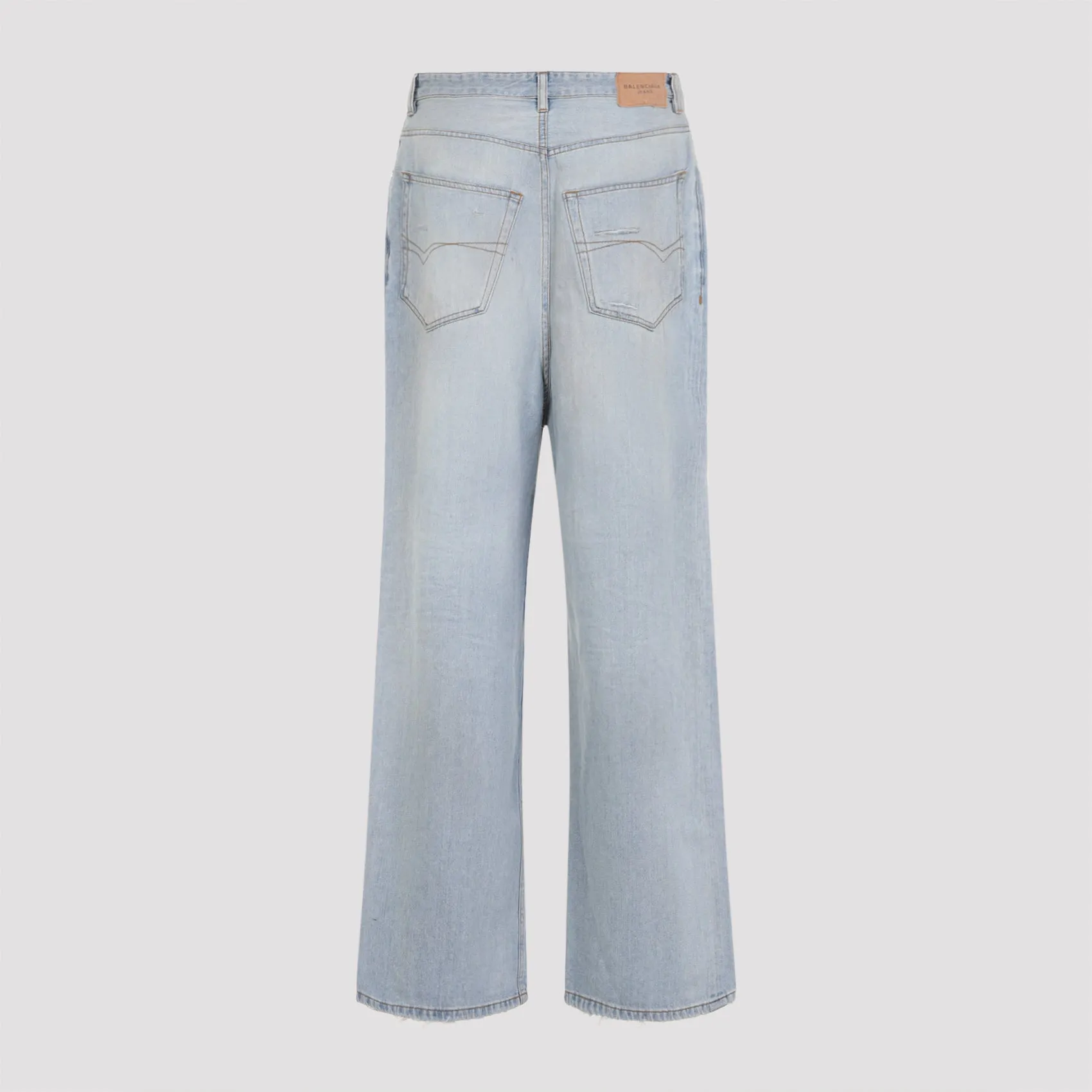LIGHT BLUE COTTON BAGGY PANTS sold by Lord & Taylor product image thumbnail 3