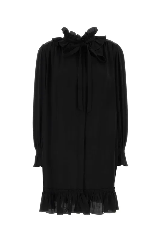 BLACK CREPE MINI DRESS sold by Lord & Taylor