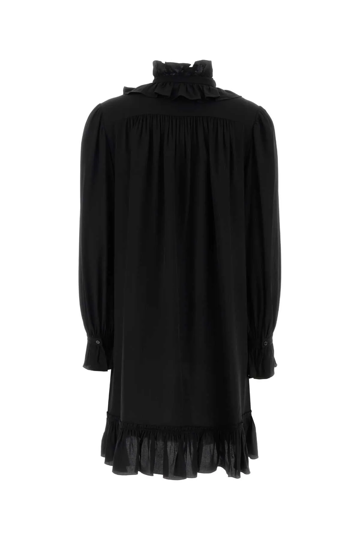 BLACK CREPE MINI DRESS sold by Lord & Taylor product image thumbnail 2