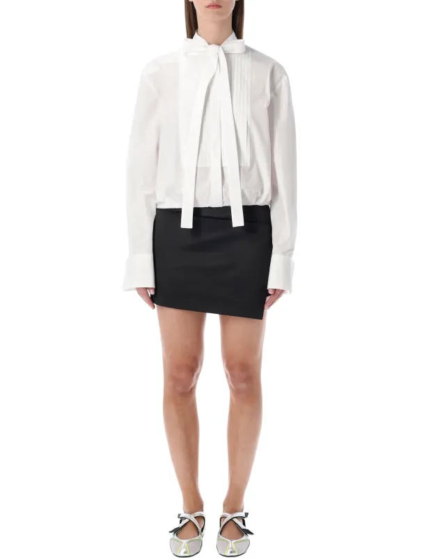 THE ATTICO BLACK AND WHITE MINI DRESS sold by Lord & Taylor