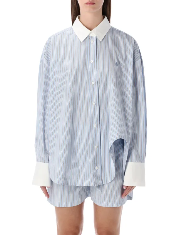 THE ATTICO DIANA OVERSIZED STRIPED SHIRT made by The Attico