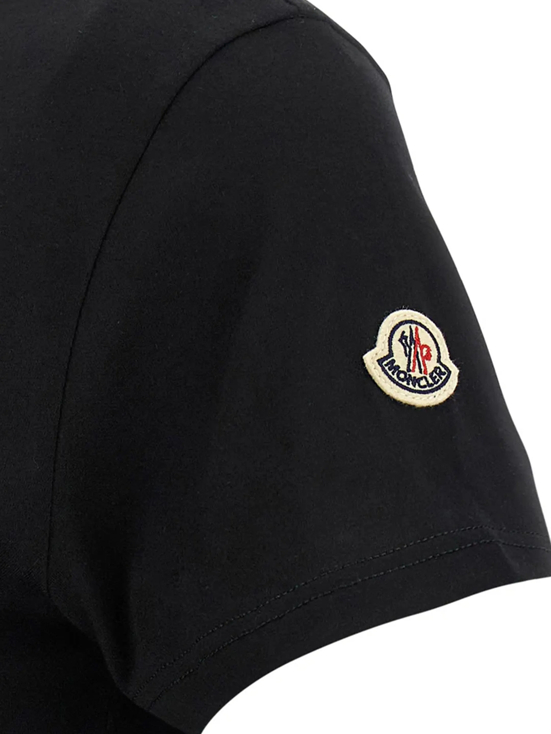 COTTON JERSEY T-SHIRT WITH LOGO PATCH BLACK sold by Lord & Taylor product image thumbnail 2