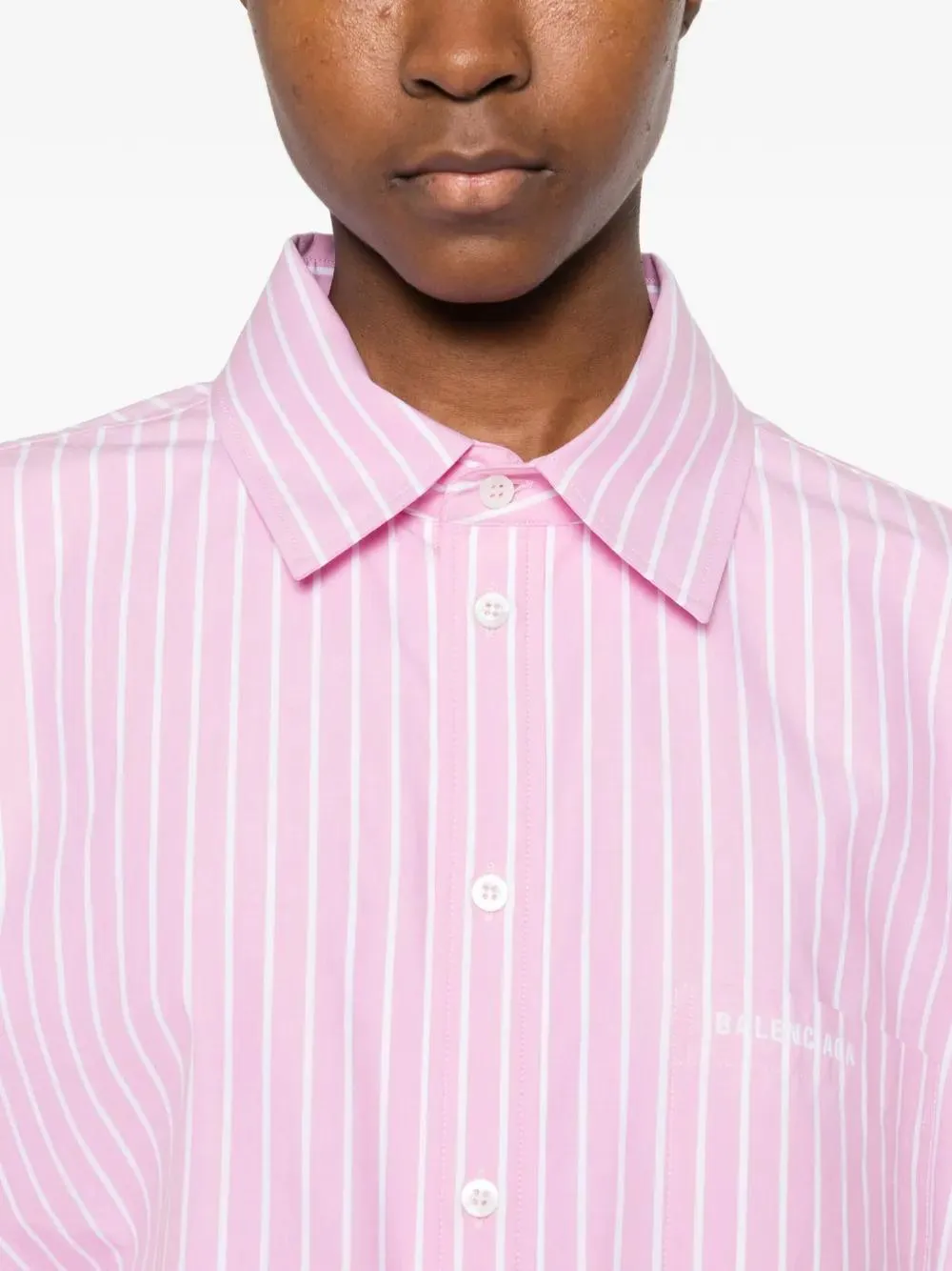 CROPPED SHIRT IN COTTON POPLIN sold by Lord & Taylor product image thumbnail 5