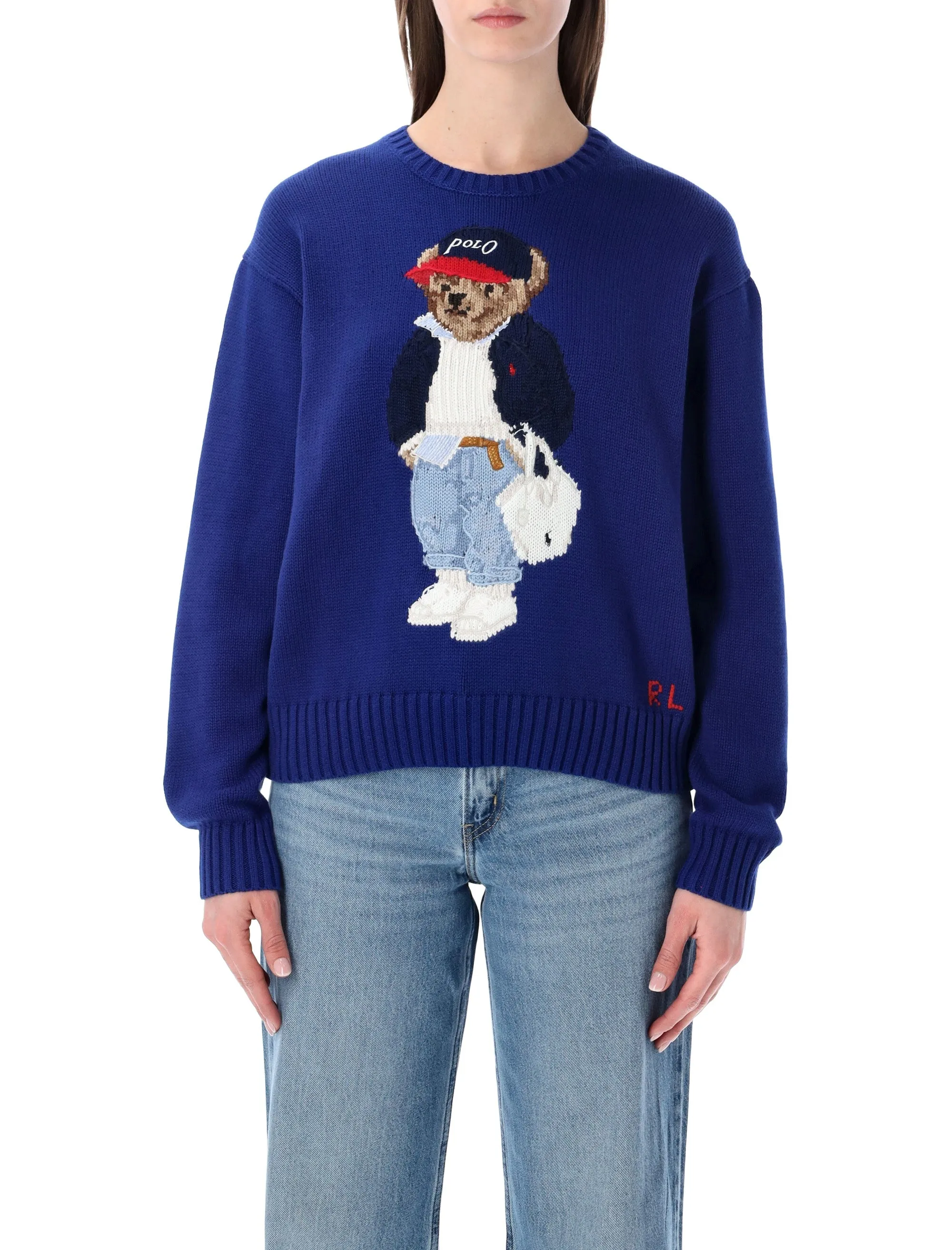 POLO RALPH LAUREN COTTON POLO BEAR JUMPER sold by Lord & Taylor