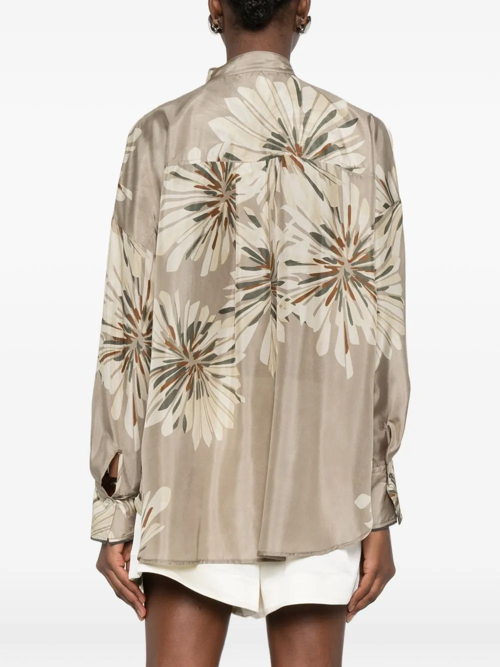 PRINTED SILK SHIRT sold by Lord & Taylor product image thumbnail 2