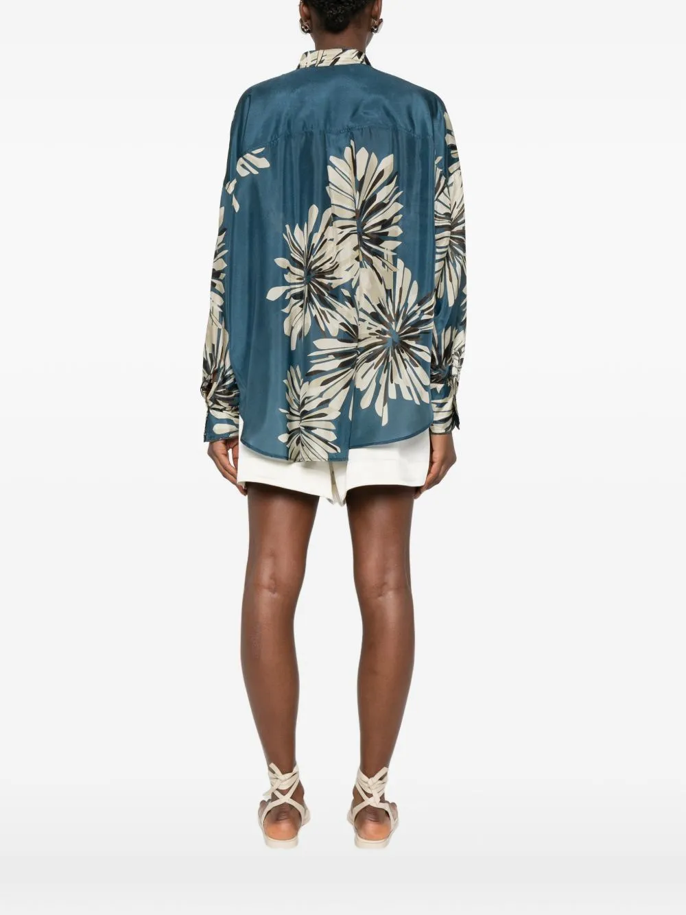 PRINTED SILK SHIRT sold by Lord & Taylor product image thumbnail 3