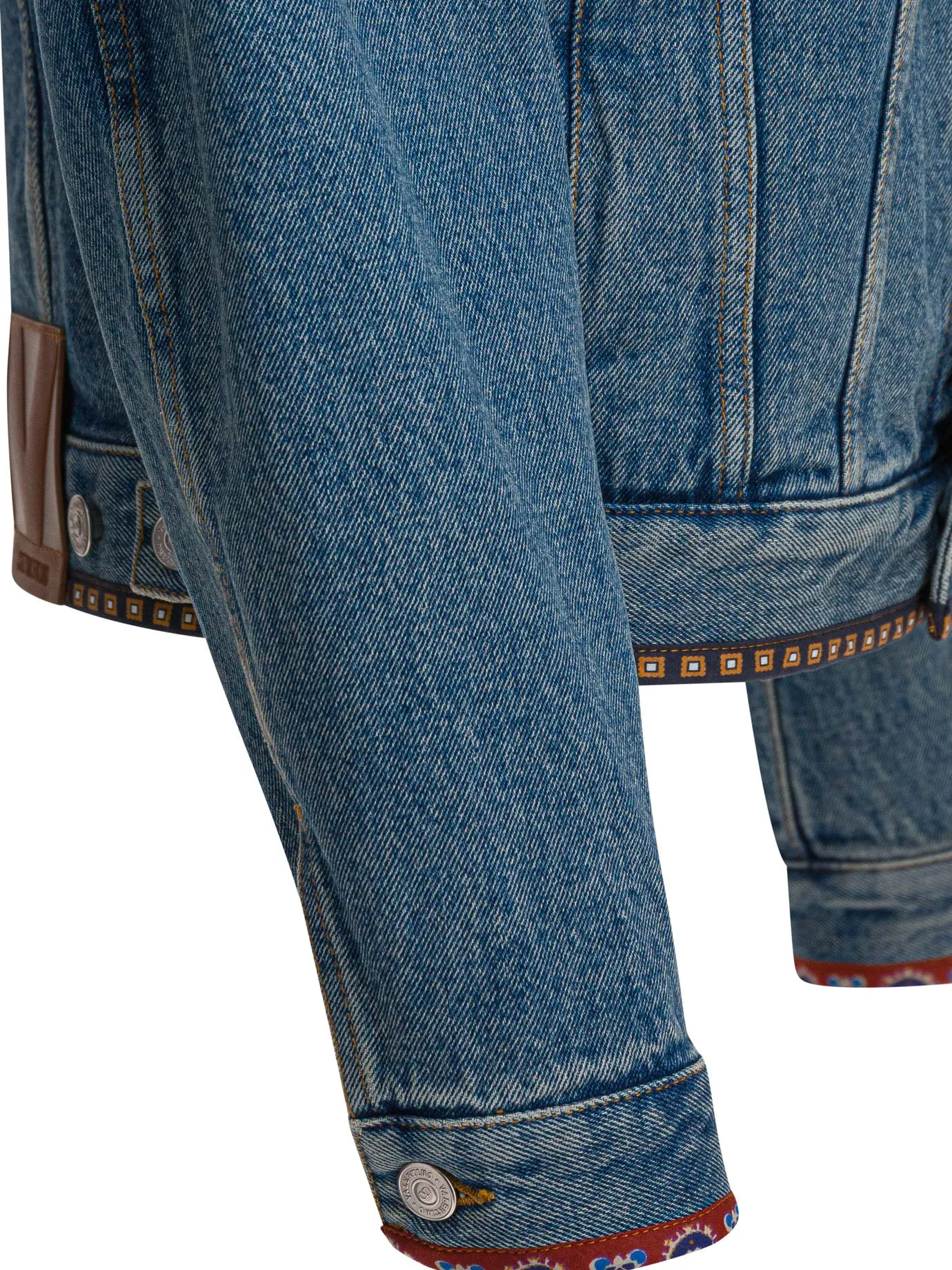 Embroidery denim jacket sold by Lord & Taylor product image thumbnail 4