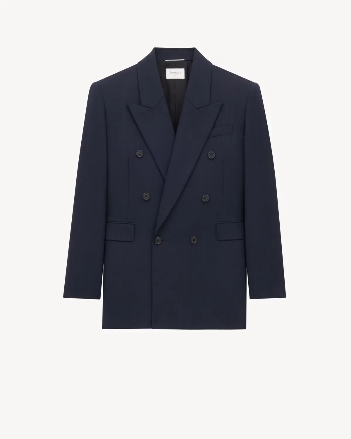 Double breasted blazer jacket in wool sold by Lord & Taylor