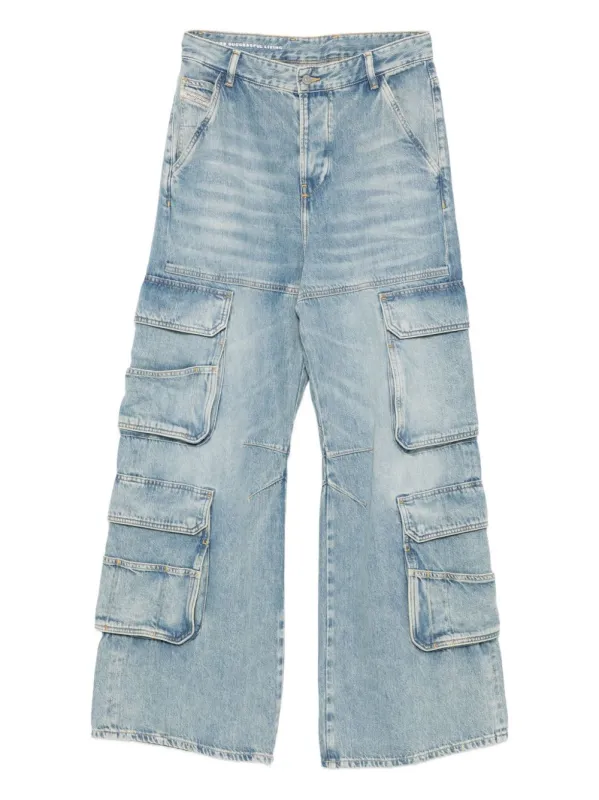 RELAXED CARGO JEANS made by Diesel
