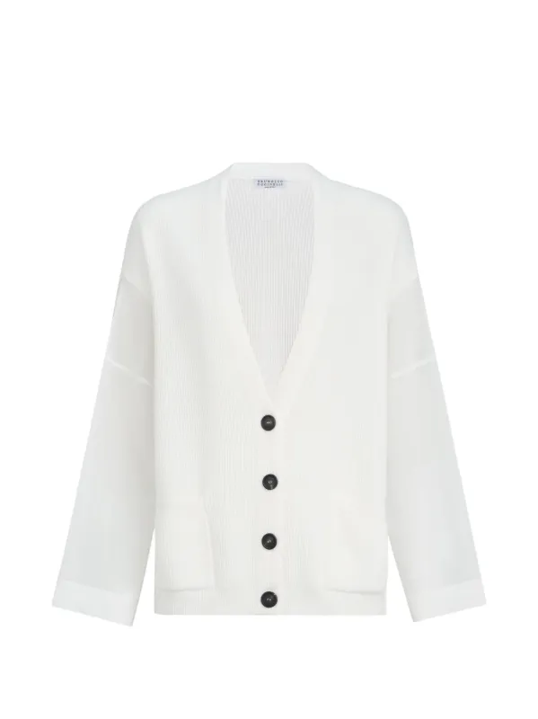 WHITE COTTON CARDIGAN sold by Lord & Taylor