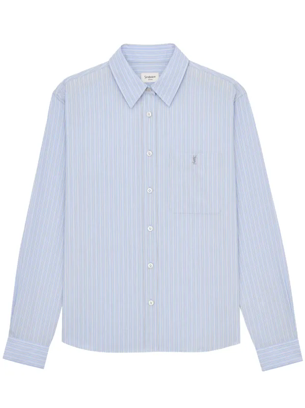 EMBROIDERED POPLIN SHIRT sold by Lord & Taylor