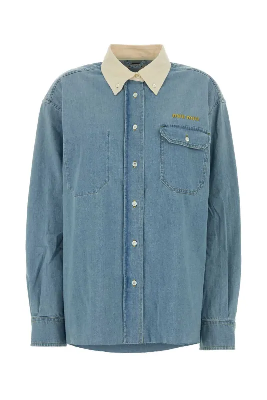 DENIM OVERSIZE SHIRT sold by Lord & Taylor