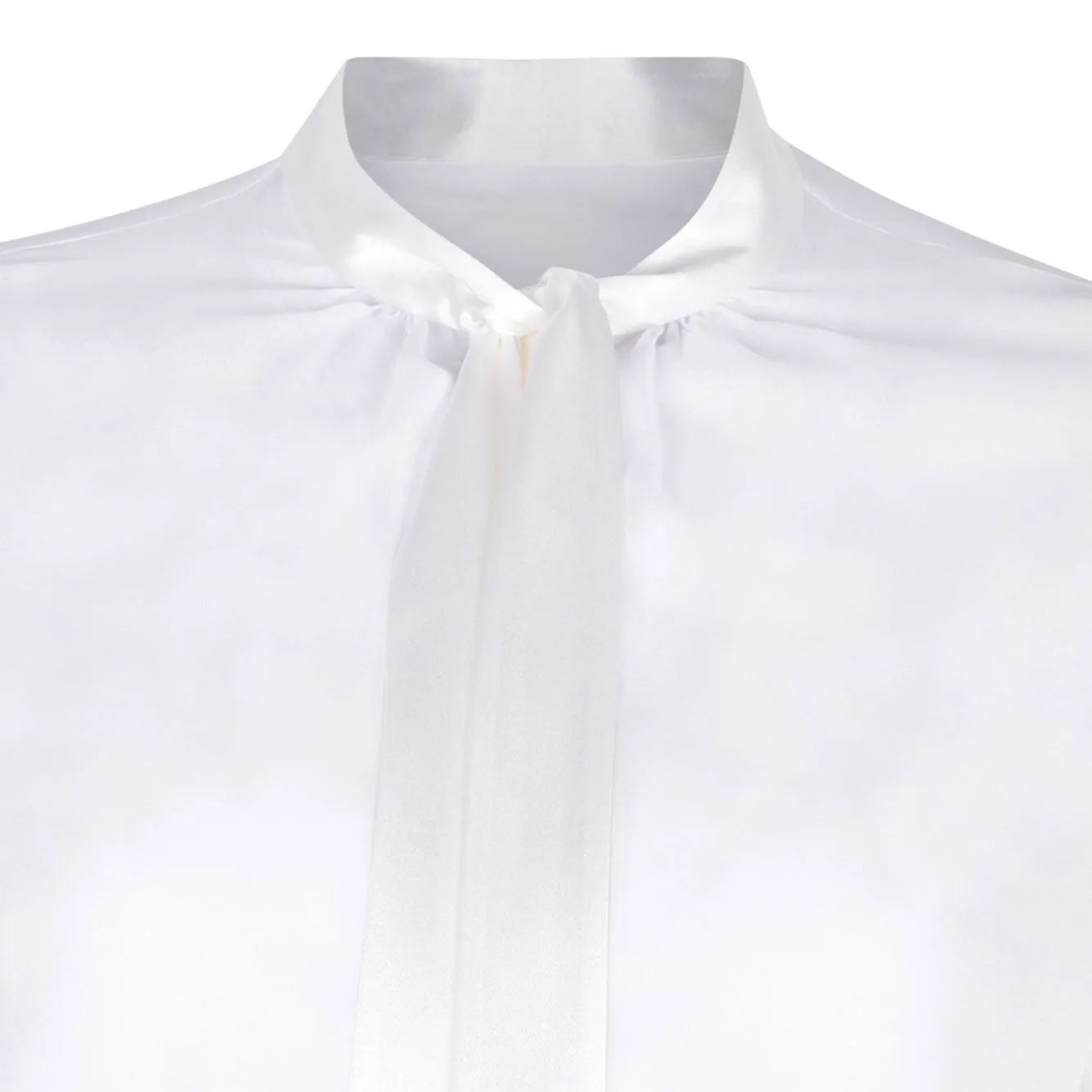 SILK CHIFFON BOW SHIRT sold by Lord & Taylor product image thumbnail 3