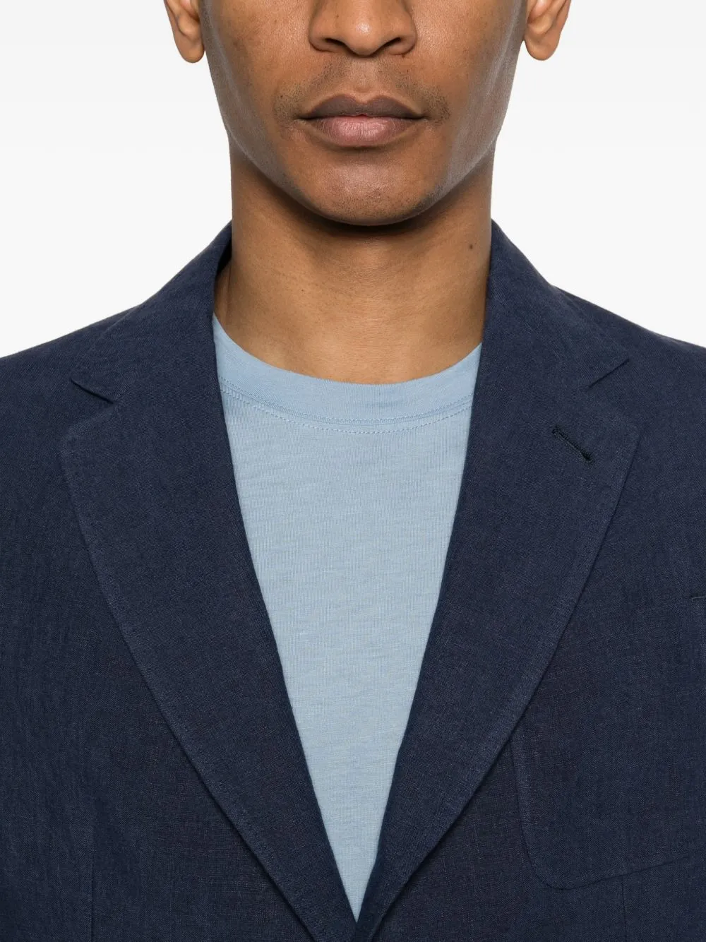 LINEN NOTCHED LAPEL BLAZER sold by Lord & Taylor product image thumbnail 4