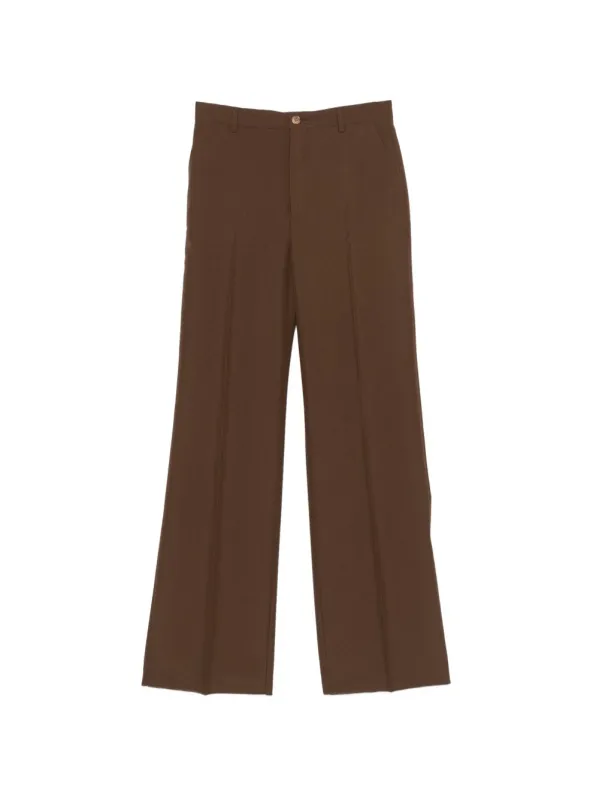 BROWN POLYESTER TROUSERS sold by Lord & Taylor