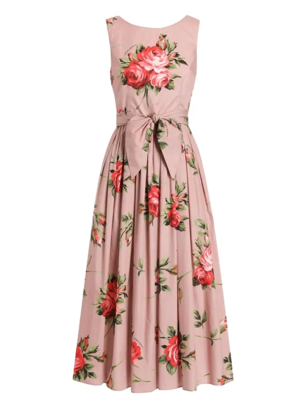 ROSE BOUQUET COTTON DRESS made by Dolce & Gabanna
