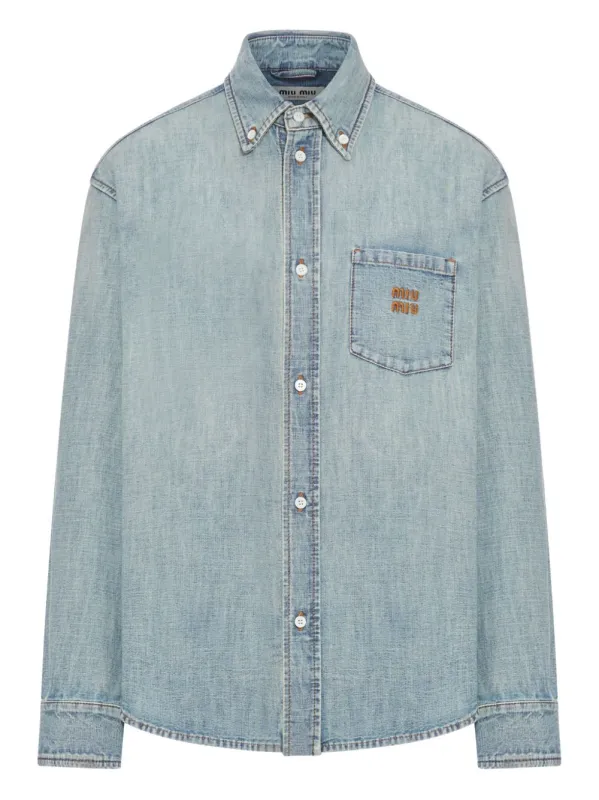 CHAMBRAY SHIRT made by Miu Miu