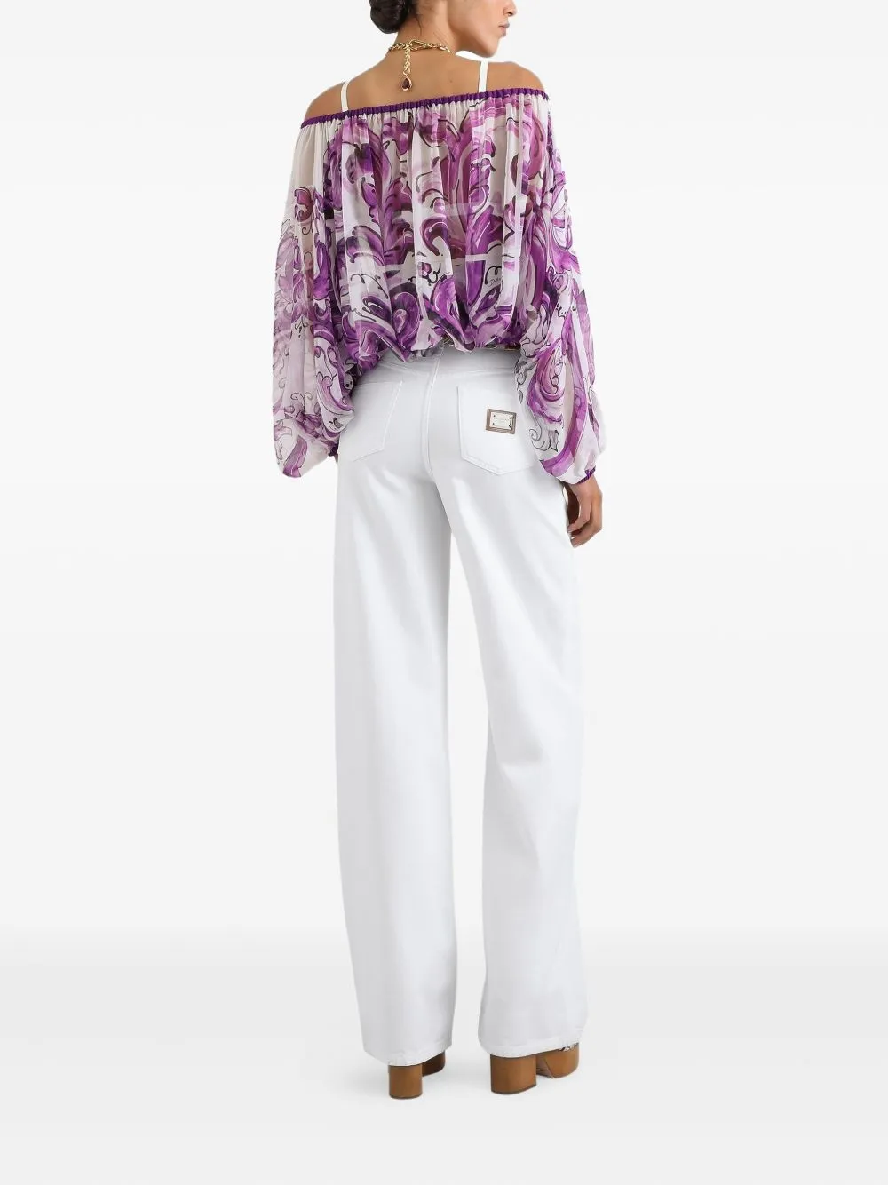 MAJOLICA SILK CHIFFON TOP sold by Lord & Taylor product image thumbnail 2