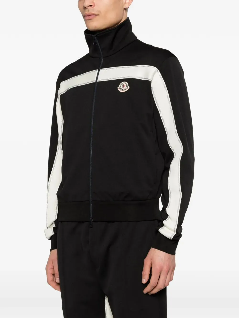 CONTRAST PANEL TRACK JACKET sold by Lord & Taylor product image thumbnail 4