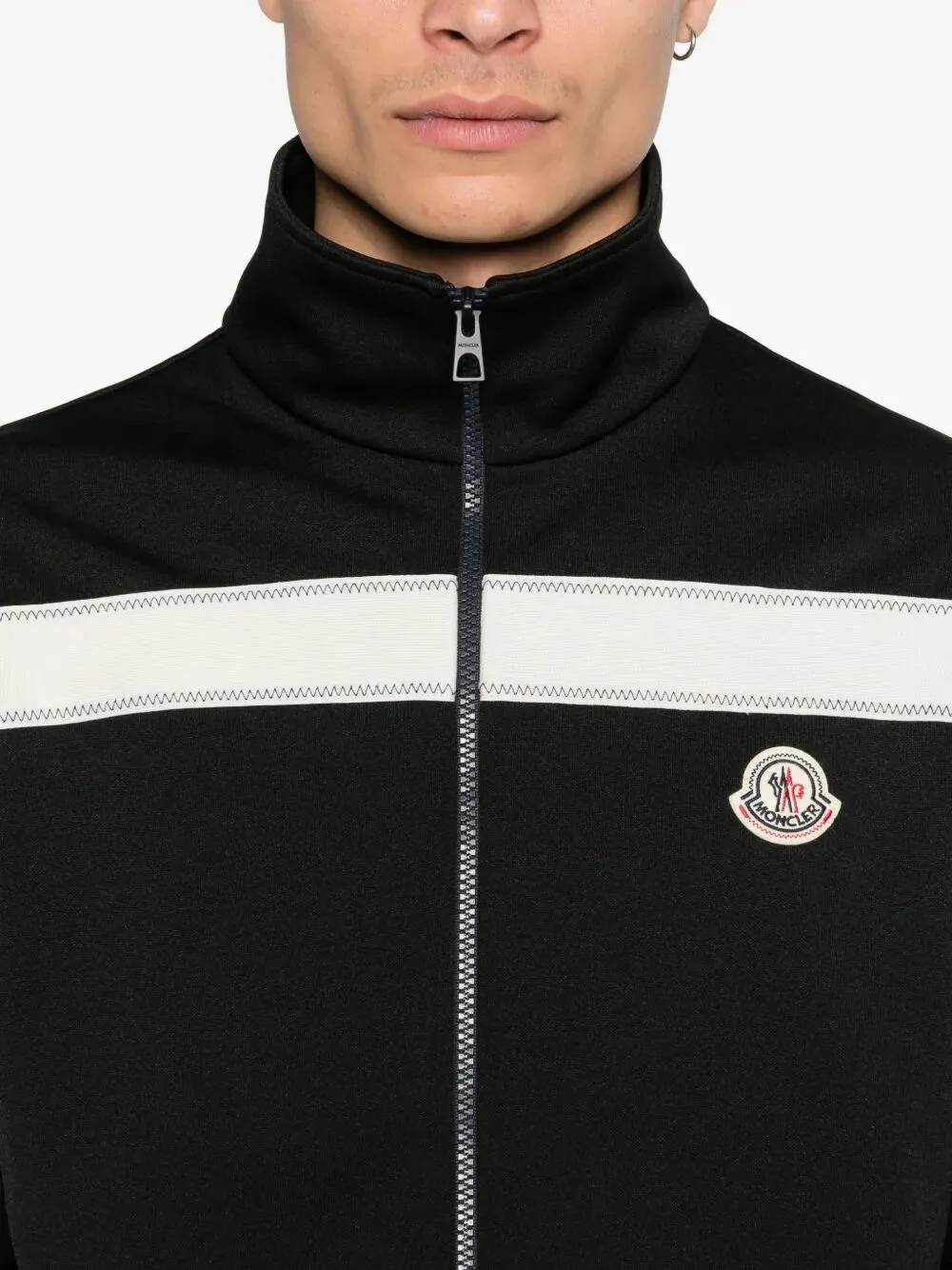 CONTRAST PANEL TRACK JACKET sold by Lord & Taylor product image thumbnail 5