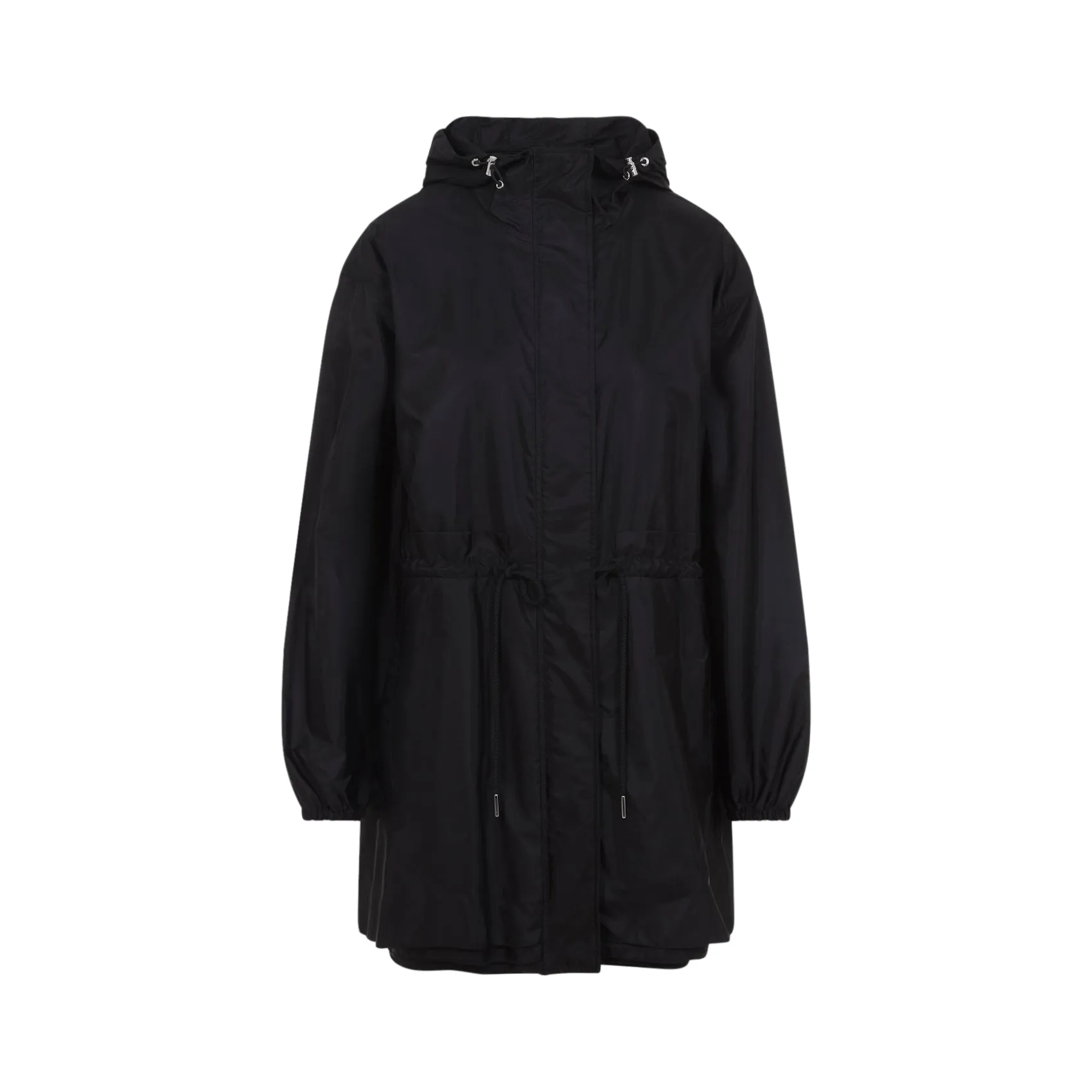 WETEAU RUCHED HOODED RAIN JACKET sold by Lord & Taylor