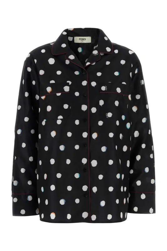 PRINTED SILK SHIRT made by Fendi