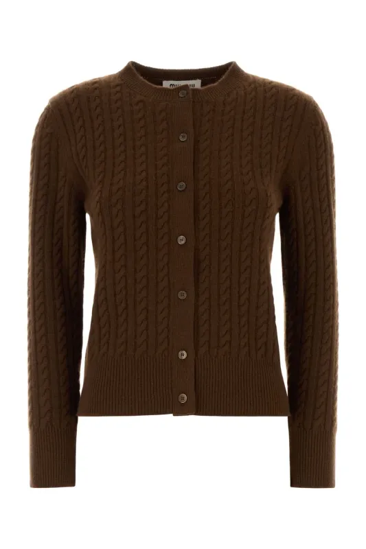 BROWN CASHMERE CARDIGAN sold by Lord & Taylor