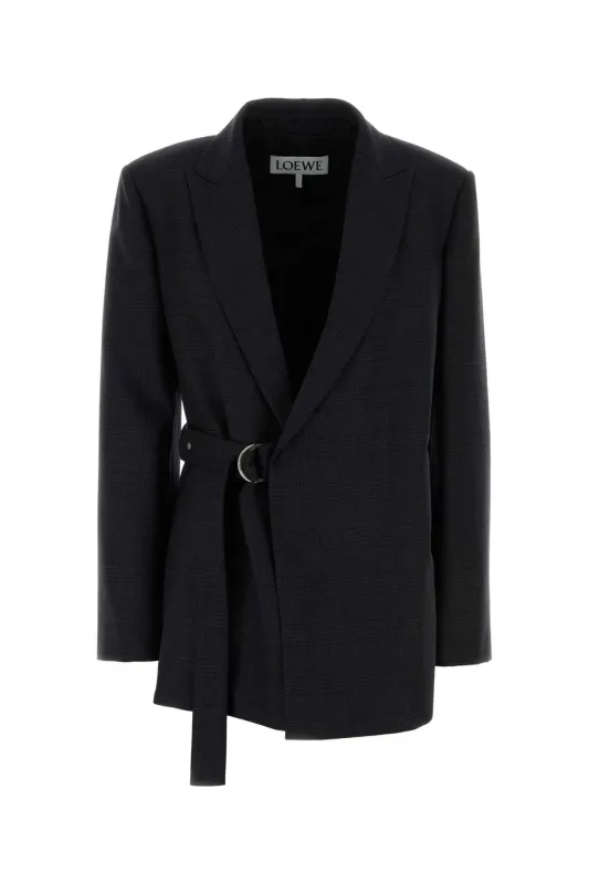 EMBROIDERED WOOL BLAZER made by Loewe