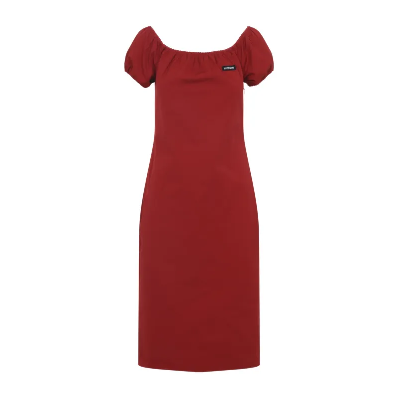 RED POPLIN DRESS sold by Lord & Taylor