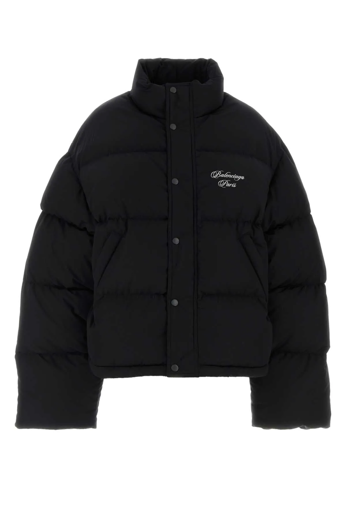 BLACK COTTON BLEND DOWN JACKET sold by Lord & Taylor