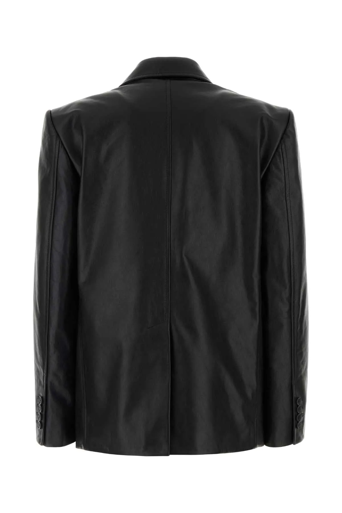 BLACK LEATHER JACKET sold by Lord & Taylor product image thumbnail 2