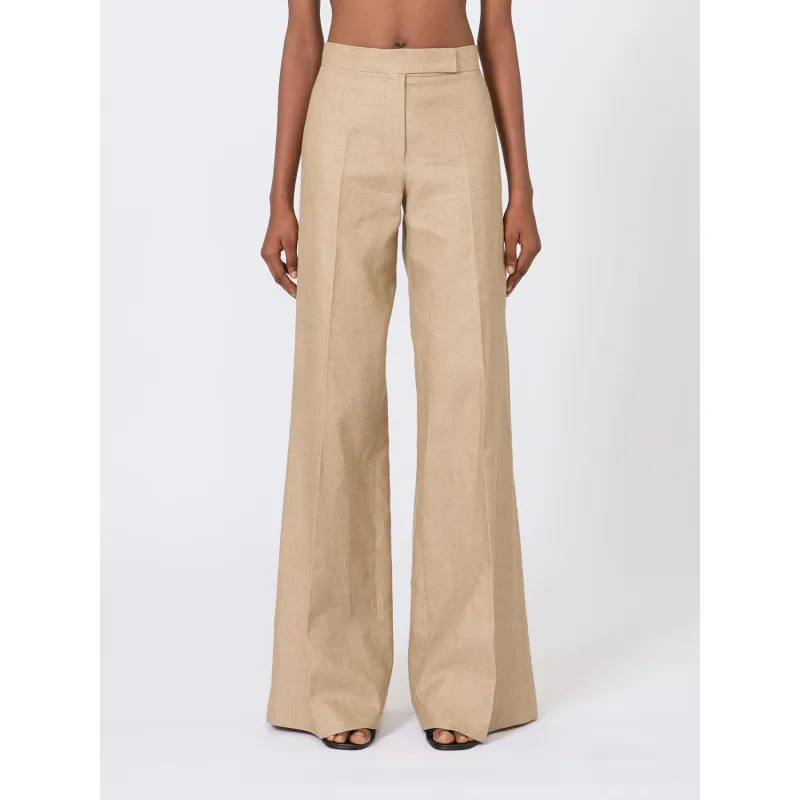 MXSBIG - REGULAR FIT TROUSERS IN LINEN NATTé sold by Lord & Taylor