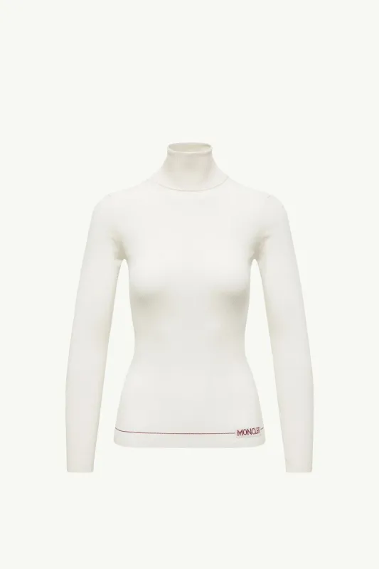 LOGO VIRGIN WOOL POLO NECK made by Lord & Taylor