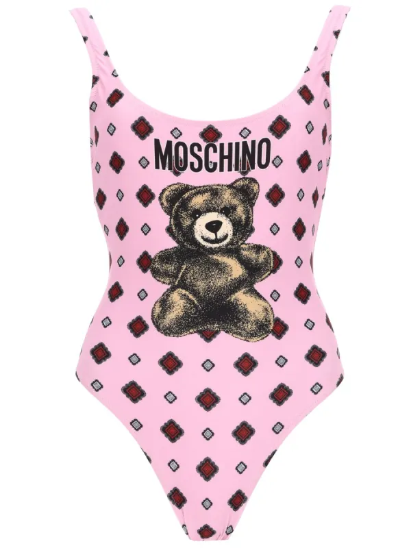 "TEDDY" ONE PIECE SWIMSUIT made by Moschino