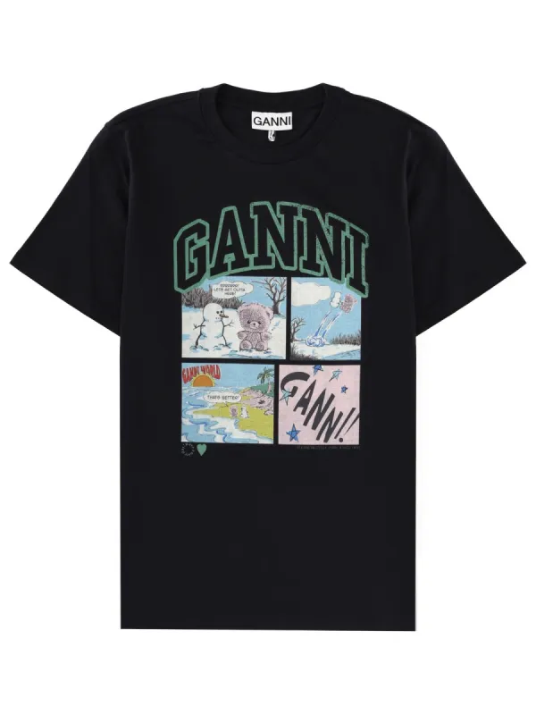 T-SHIRT WITH PRINT made by Ganni