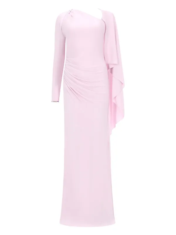 LONG DRAPED DRESS made by Self-Portrait