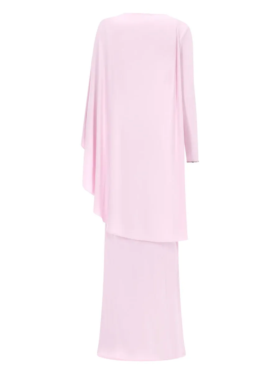 LONG DRAPED DRESS sold by Lord & Taylor product image thumbnail 2