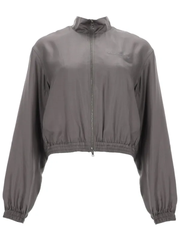 CROPPED JACKET WITH LOGO made by Alexander Wang