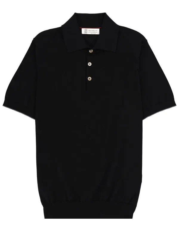 COTTON POLO SHIRT made by Brunello Cucinelli
