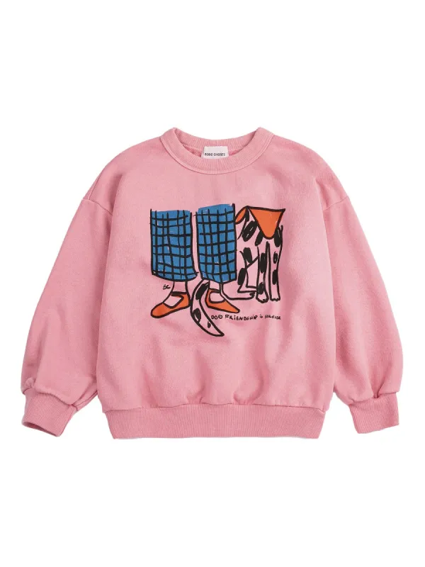 "DOG FRIENDSHIP" SWEATSHIRT made by Bobo Choses