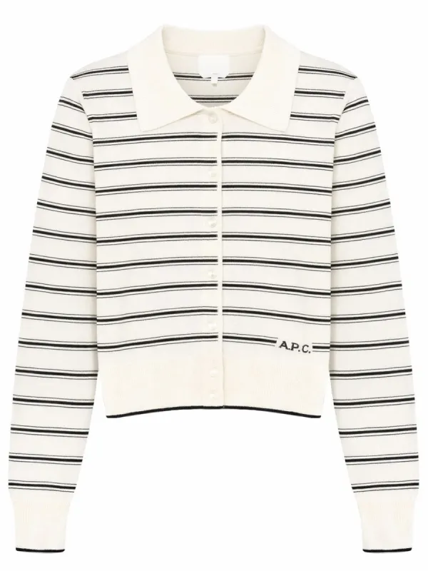 CARDIGAN WITH POLO COLLAR made by A.P.C.