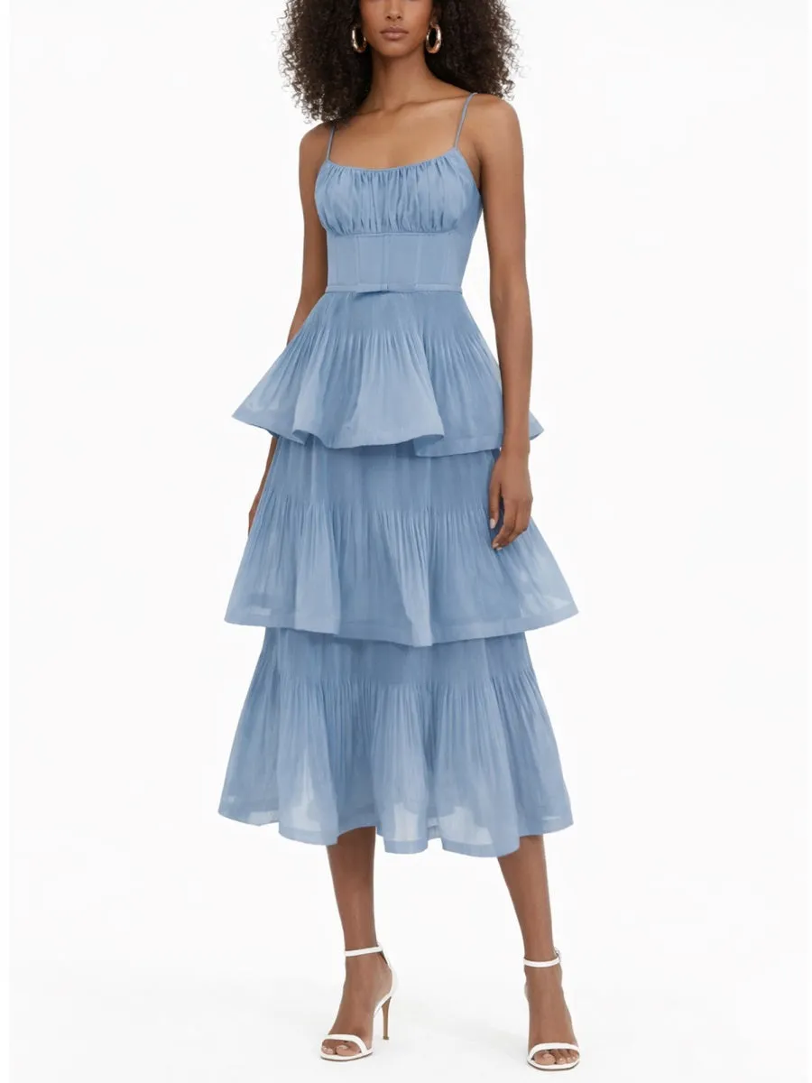 PLEATED MIDI DRESS sold by Lord & Taylor product image thumbnail 2