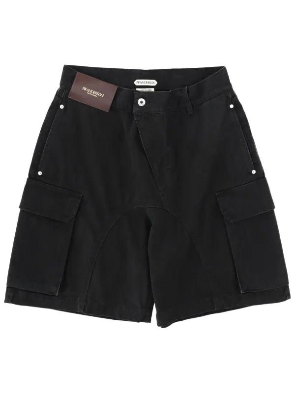 SHORTS WITH LOGO PATCH sold by Lord & Taylor